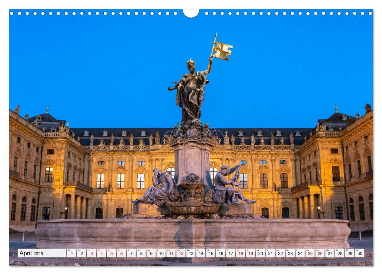 Bild: 9783457786857 | Würzburg - Bayern (Wandkalender 2026 DIN A3 quer), CALVENDO...
