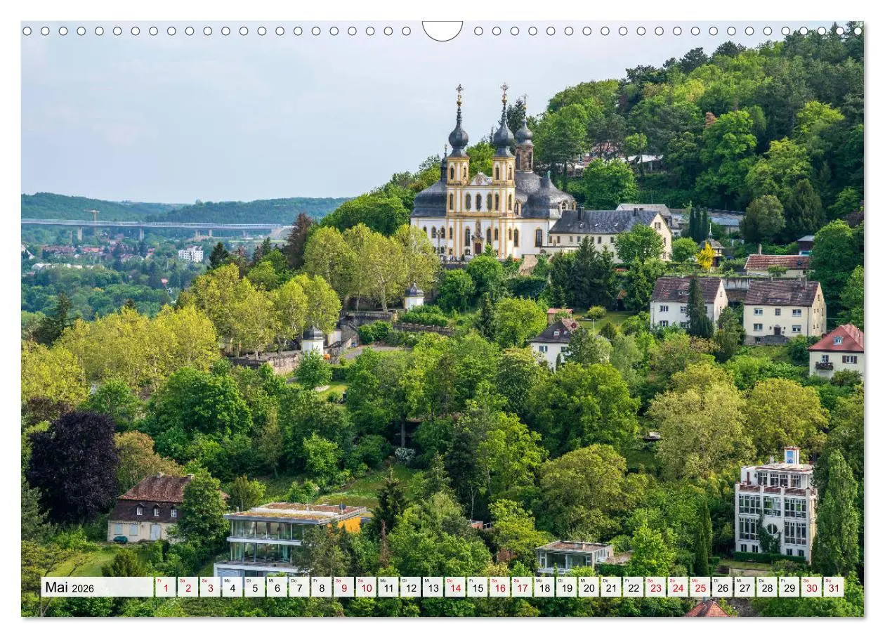 Bild: 9783457786857 | Würzburg - Bayern (Wandkalender 2026 DIN A3 quer), CALVENDO...
