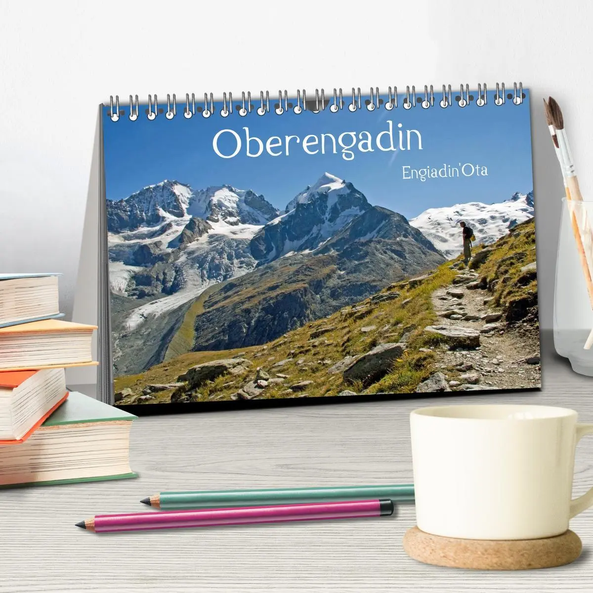 Bild: 9783516016857 | Oberengadin (Tischkalender 2026 DIN A5 quer), CALVENDO Monatskalender