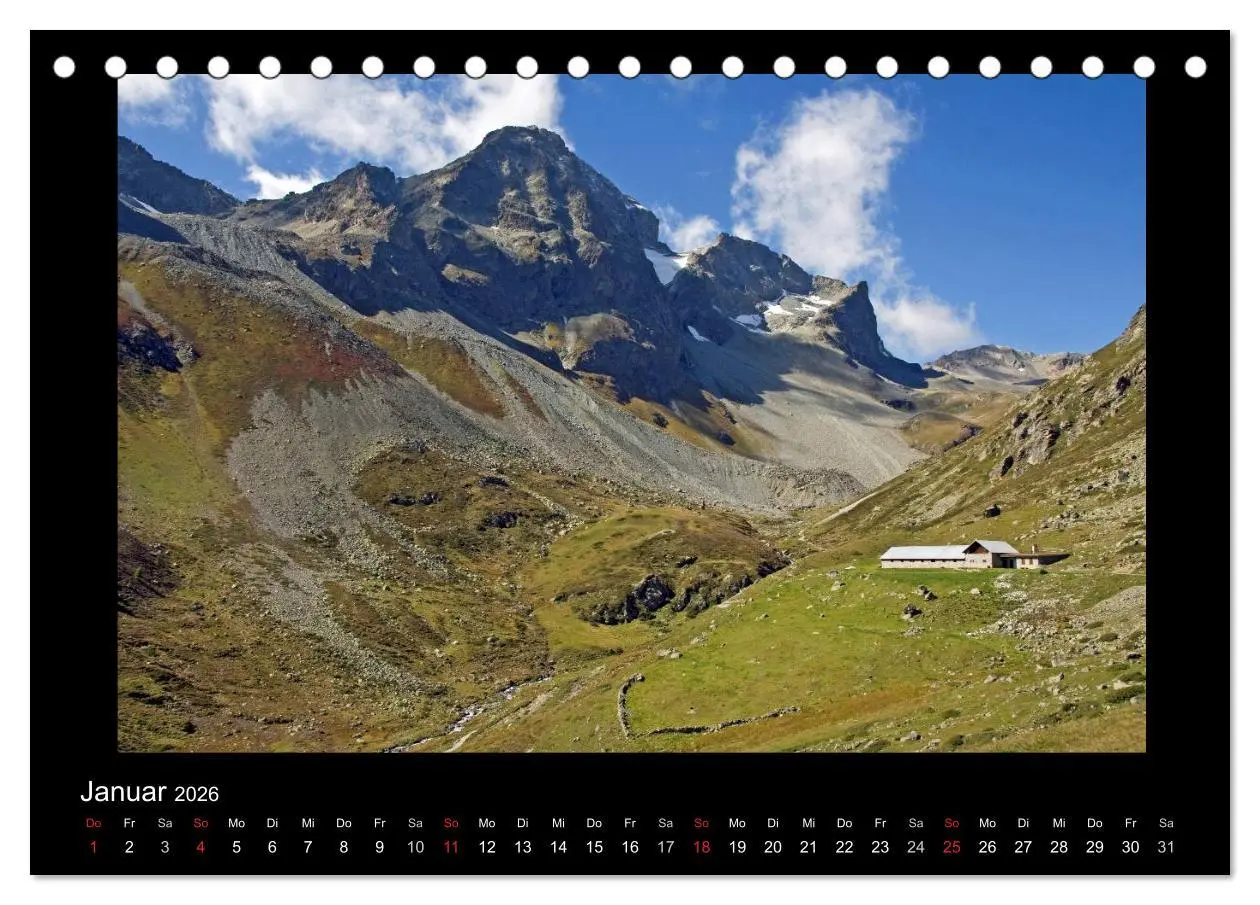 Bild: 9783516016857 | Oberengadin (Tischkalender 2026 DIN A5 quer), CALVENDO Monatskalender