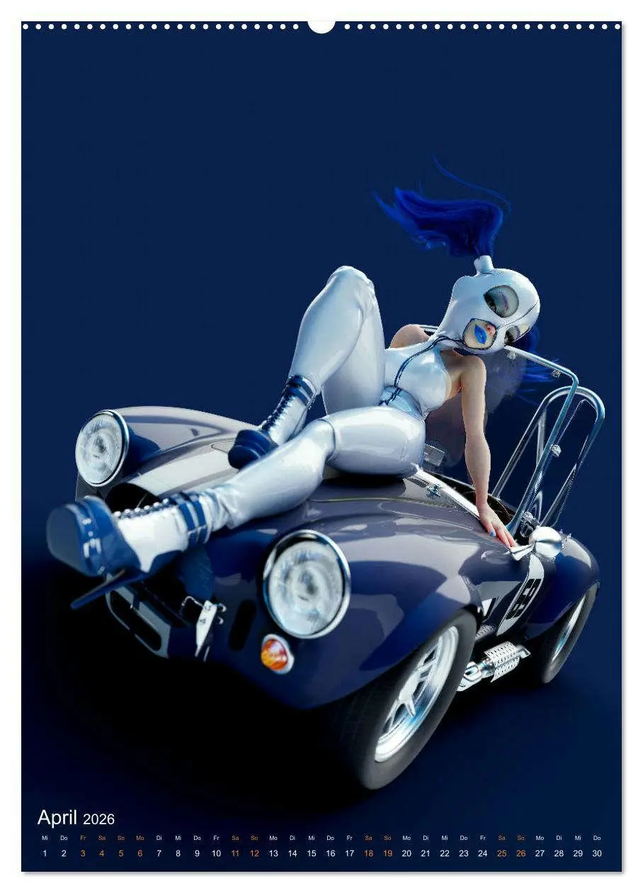 Bild: 9783516326857 | Pin Up Kalender Carsten Mell (Wandkalender 2026 DIN A2 hoch),...