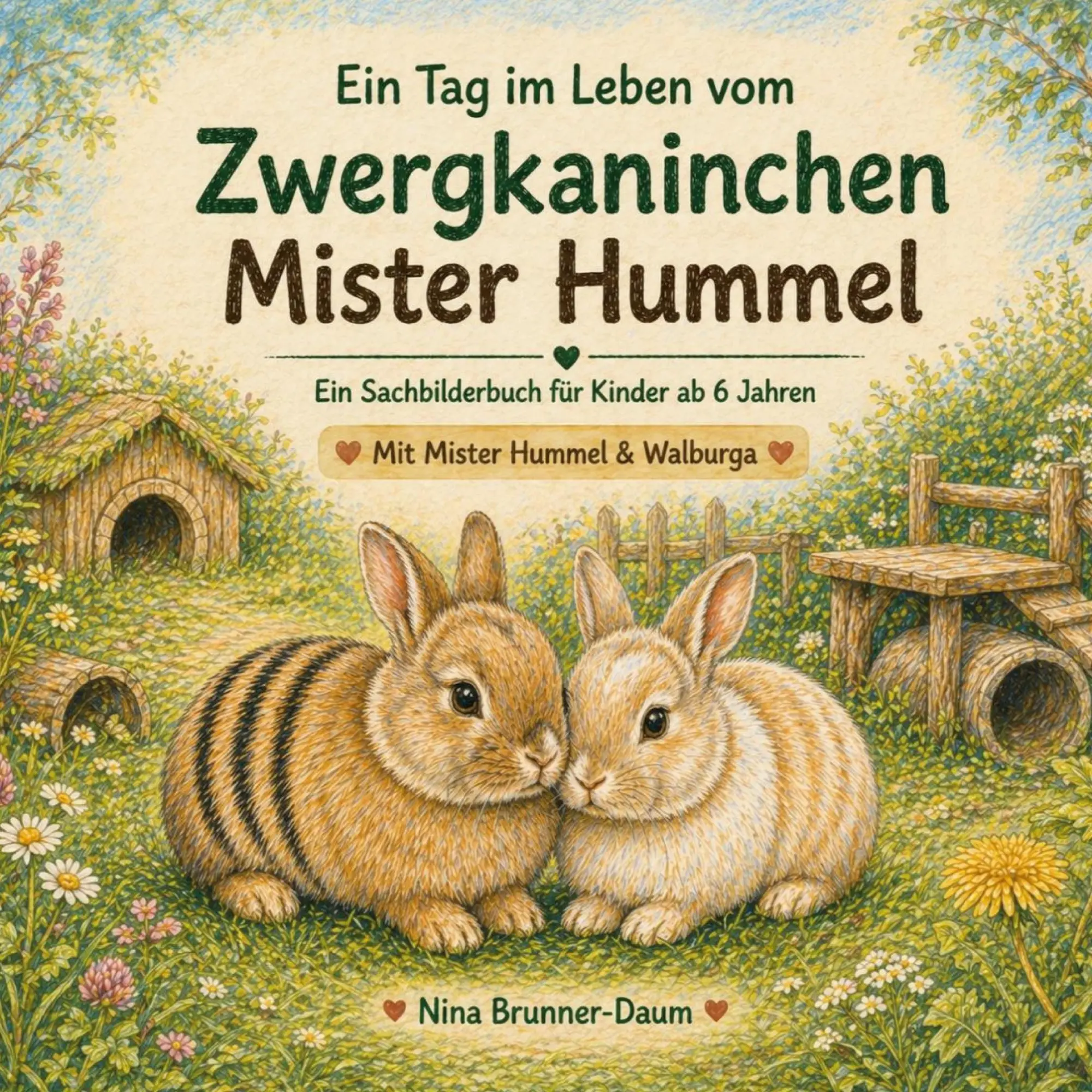 Cover: 9783696376857 | Ein Tag im Leben vom Zwergkaninchen Mister Hummel | Nina Brunner-Daum