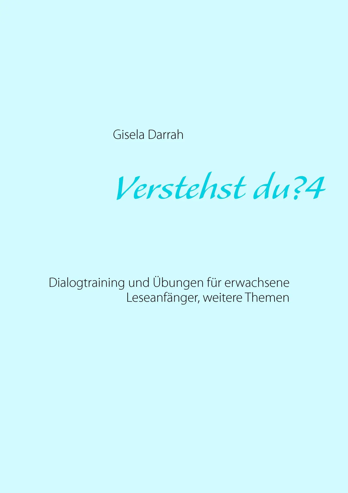 Cover: 9783735736857 | Verstehst du? 4, neu | Gisela Darrah | Taschenbuch | 48 S. | Deutsch