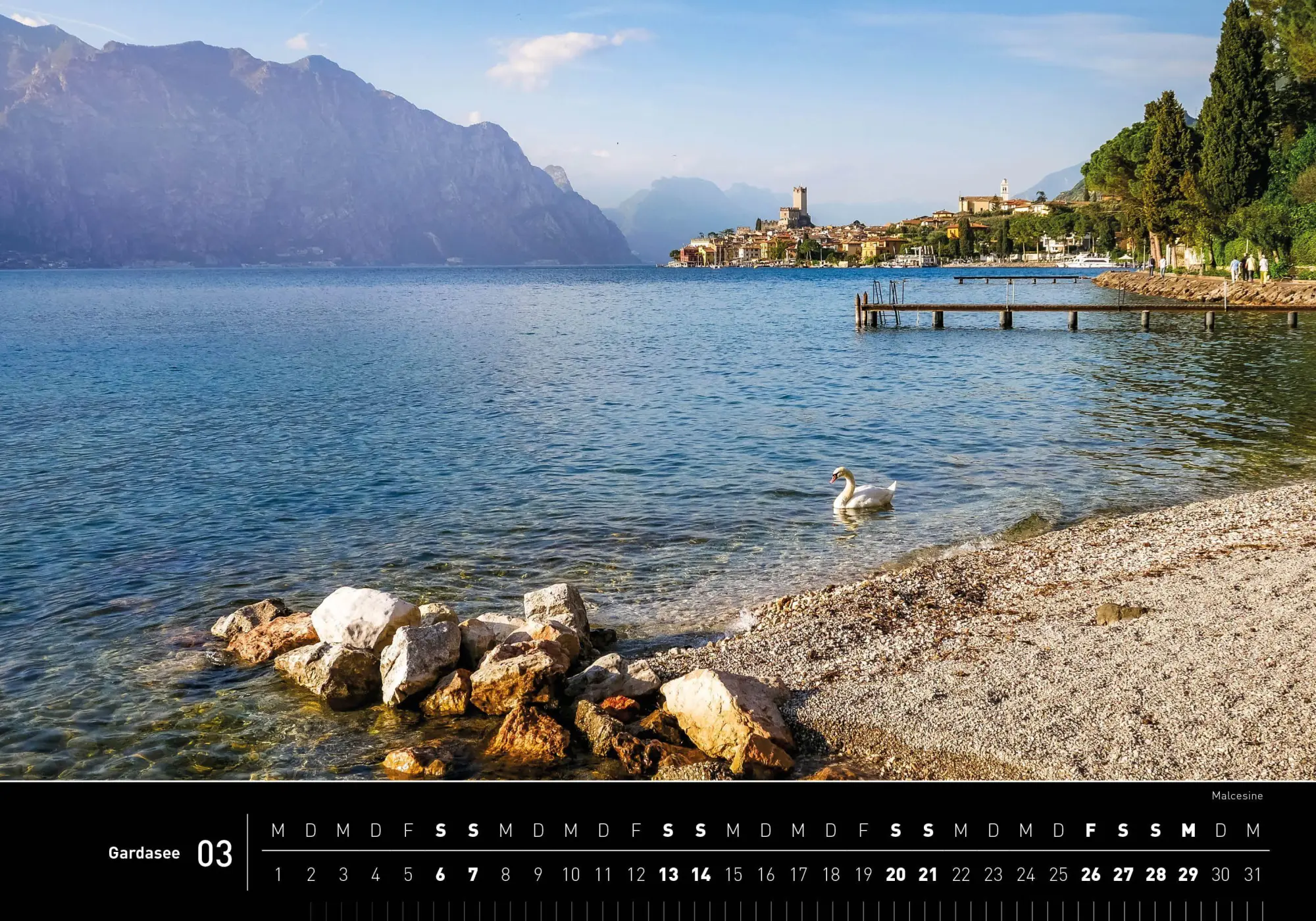Bild: 9783968556857 | Gardasee Premiumkalender 2027 | Alexander Pichler | Kalender | 14 S.