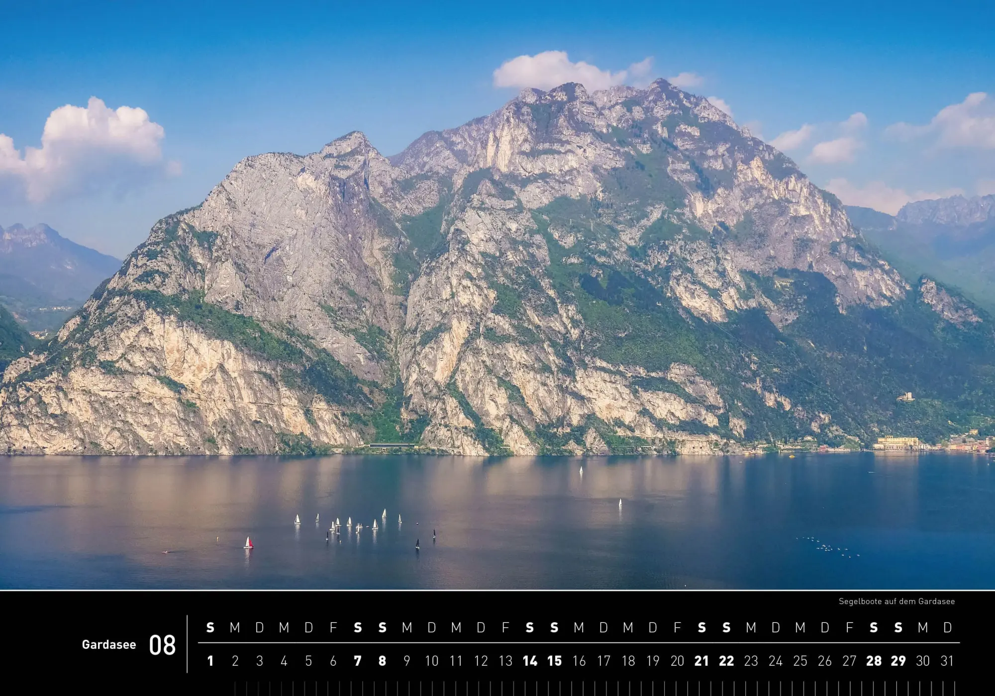 Bild: 9783968556857 | Gardasee Premiumkalender 2027 | Alexander Pichler | Kalender | 14 S.