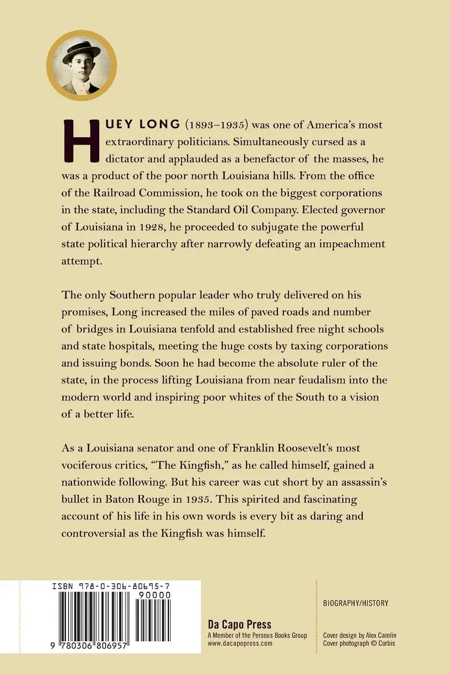 Rückseite: 9780306806957 | Every Man a King | The Autobiography of Huey P. Long | Huey P Long
