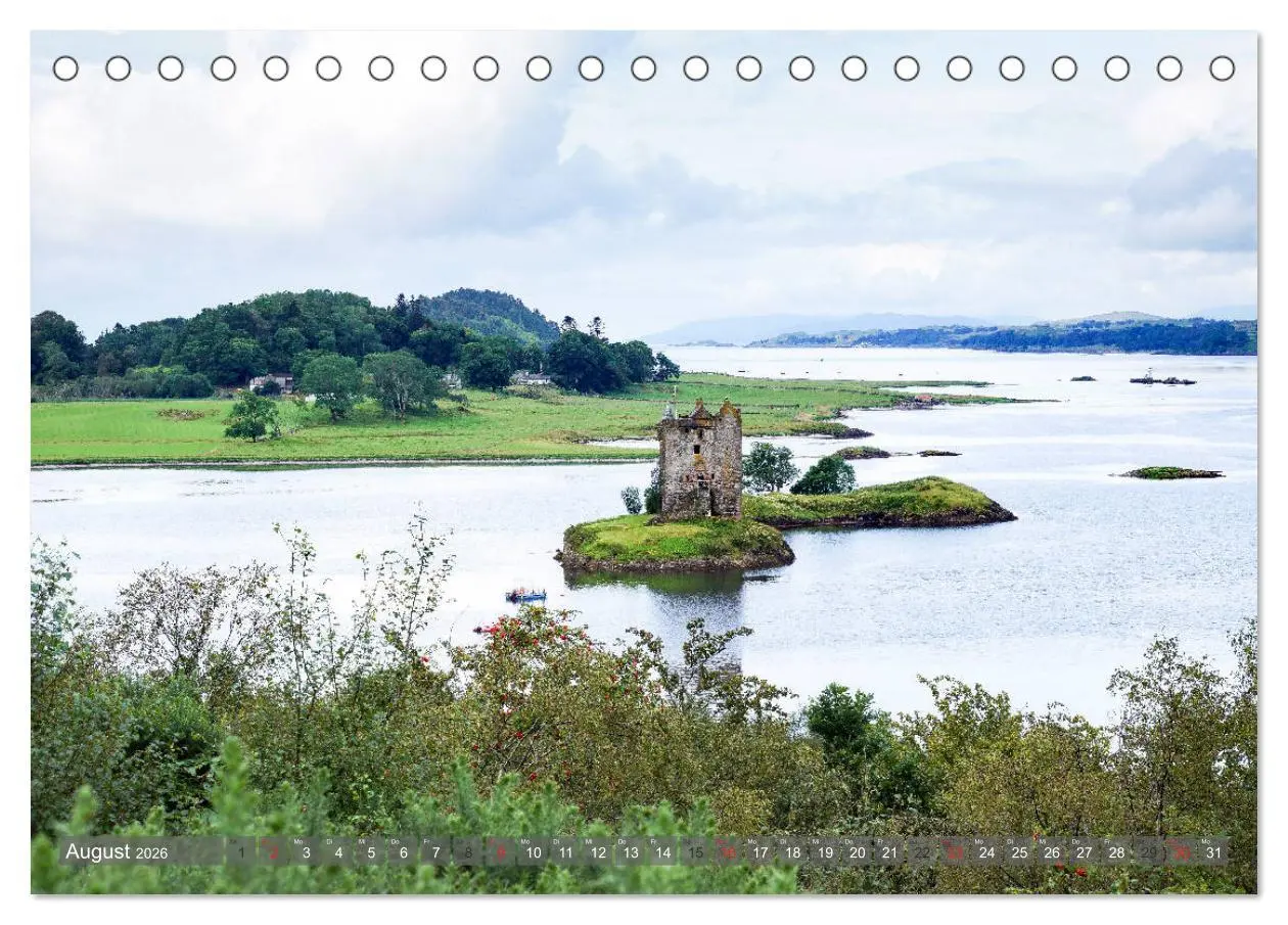 Bild: 9783457776957 | Schottland - Wie gemalt (Tischkalender 2026 DIN A5 quer), CALVENDO...