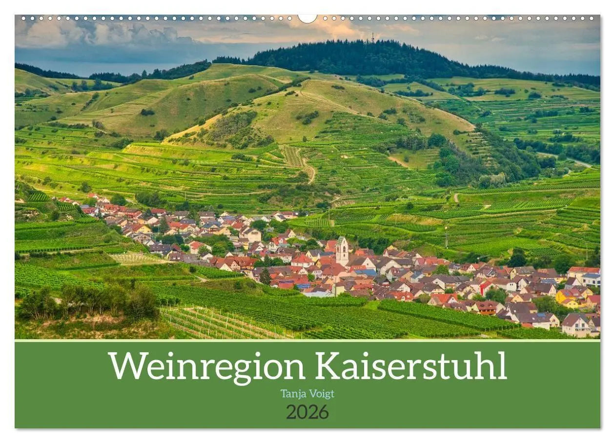 Cover: 9783457846957 | Weinregion Kaiserstuhl (Wandkalender 2026 DIN A2 quer), CALVENDO...