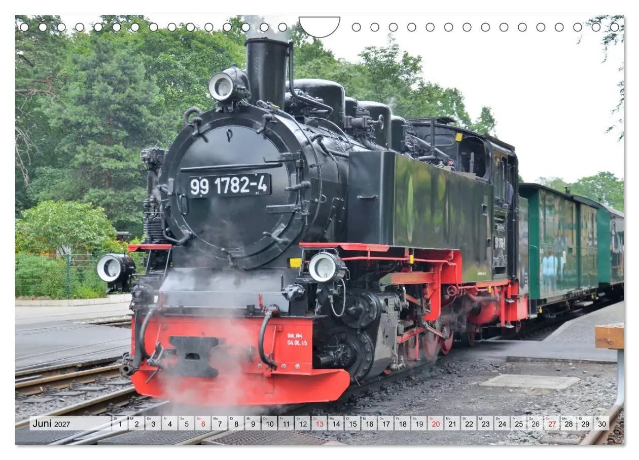 Bild: 9783569716957 | Mit Dampf über die Insel Rügen (Wandkalender 2027 DIN A4 quer),...