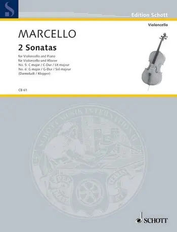 Cover: 9790001016957 | Sonaten(2) G/C | Benedetto Marcello | Buch | Schott Music