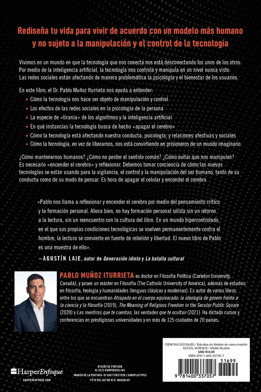 Rückseite: 9781400337057 | Apaga el celular y enciende tu cerebro | Pablo Muñoz Iturrieta | Buch