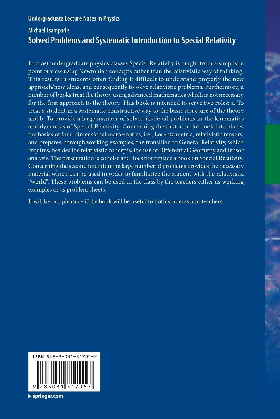 Rückseite: 9783031317057 | Solved Problems and Systematic Introduction to Special Relativity | xx