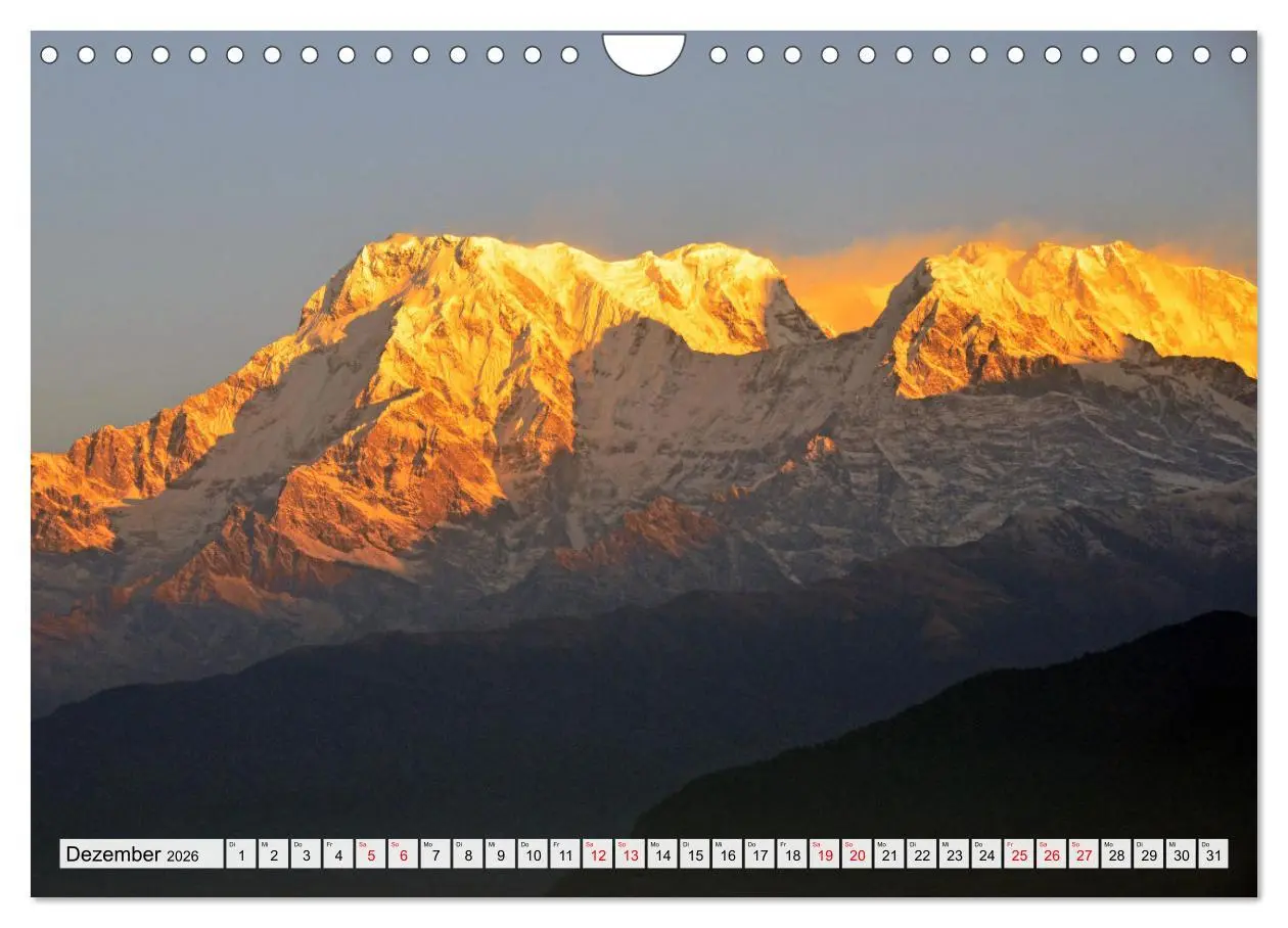 Bild: 9783457357057 | POKHARA und SARANGKOT (Wandkalender 2026 DIN A4 quer), CALVENDO...
