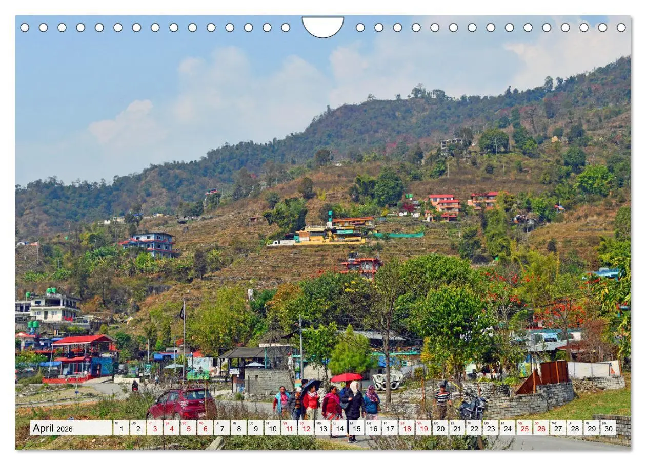 Bild: 9783457357057 | POKHARA und SARANGKOT (Wandkalender 2026 DIN A4 quer), CALVENDO...