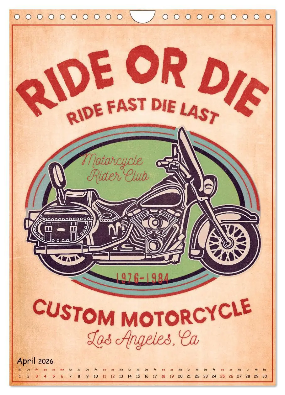 Bild: 9783516377057 | Motorrad Nostalgie (Wandkalender 2026 DIN A4 hoch), CALVENDO...