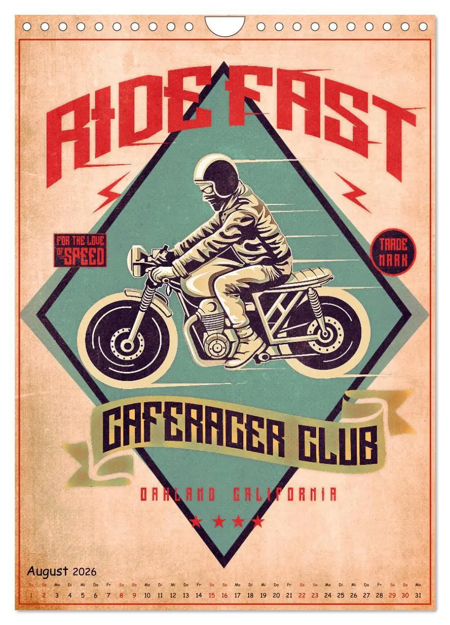 Bild: 9783516377057 | Motorrad Nostalgie (Wandkalender 2026 DIN A4 hoch), CALVENDO...