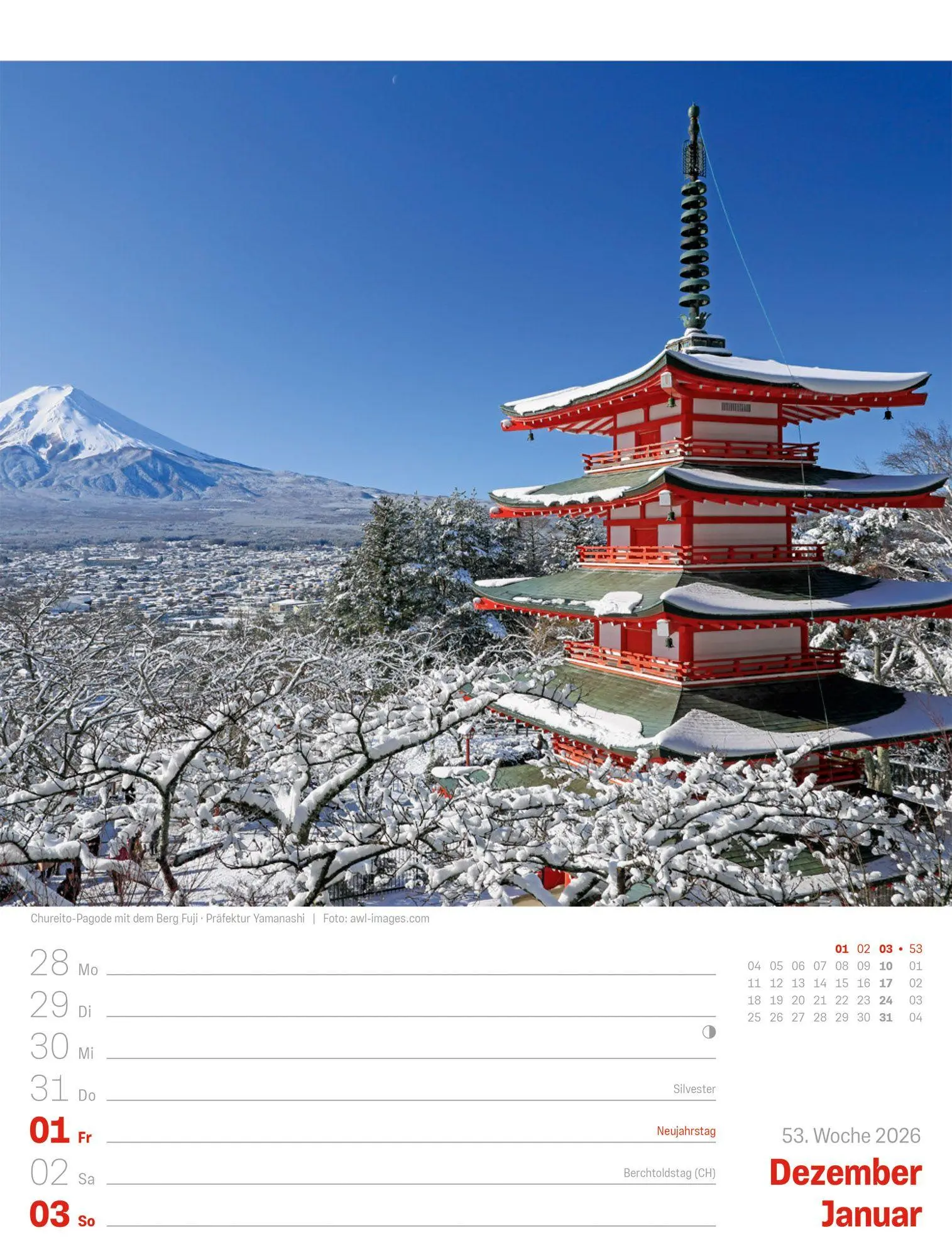 Bild: 9783838437057 | Japan Wochenplaner Kalender 2027 Das Land der aufgehenden Sonne | GmbH