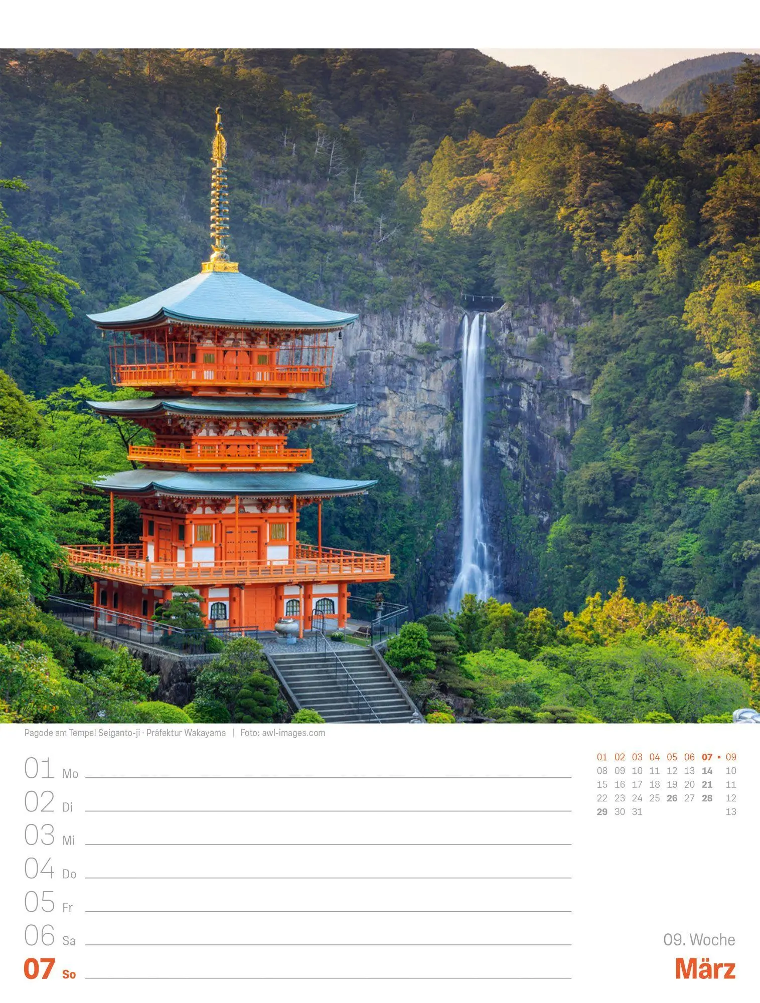 Bild: 9783838437057 | Japan Wochenplaner Kalender 2027 Das Land der aufgehenden Sonne | GmbH