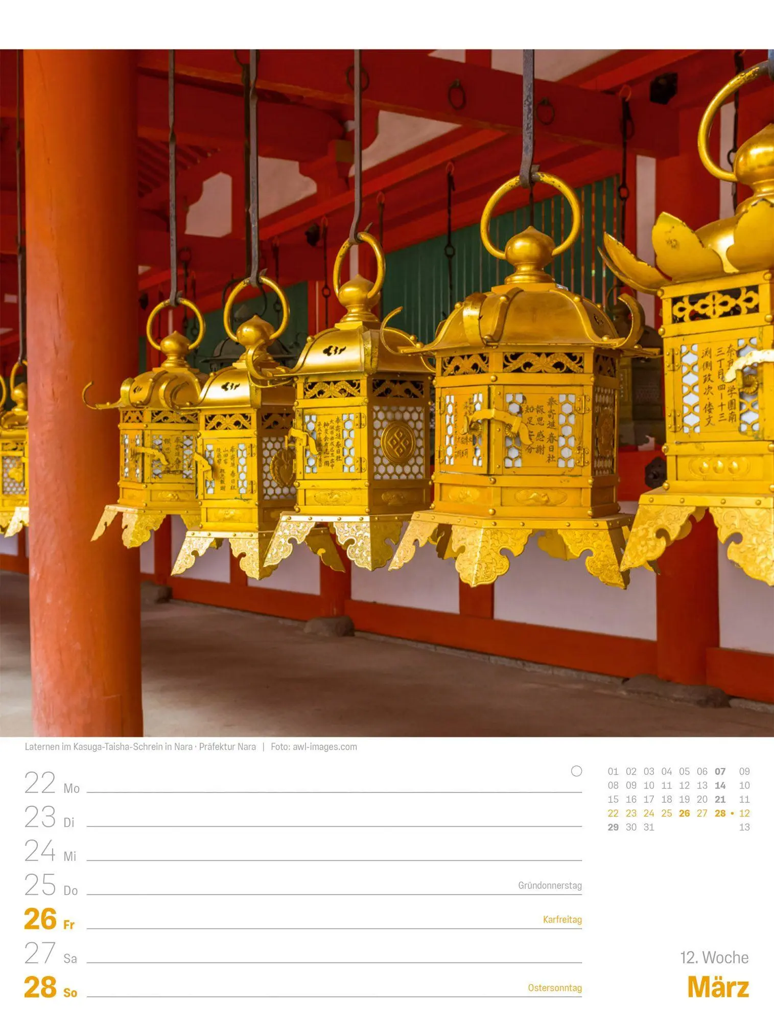 Bild: 9783838437057 | Japan Wochenplaner Kalender 2027 Das Land der aufgehenden Sonne | GmbH