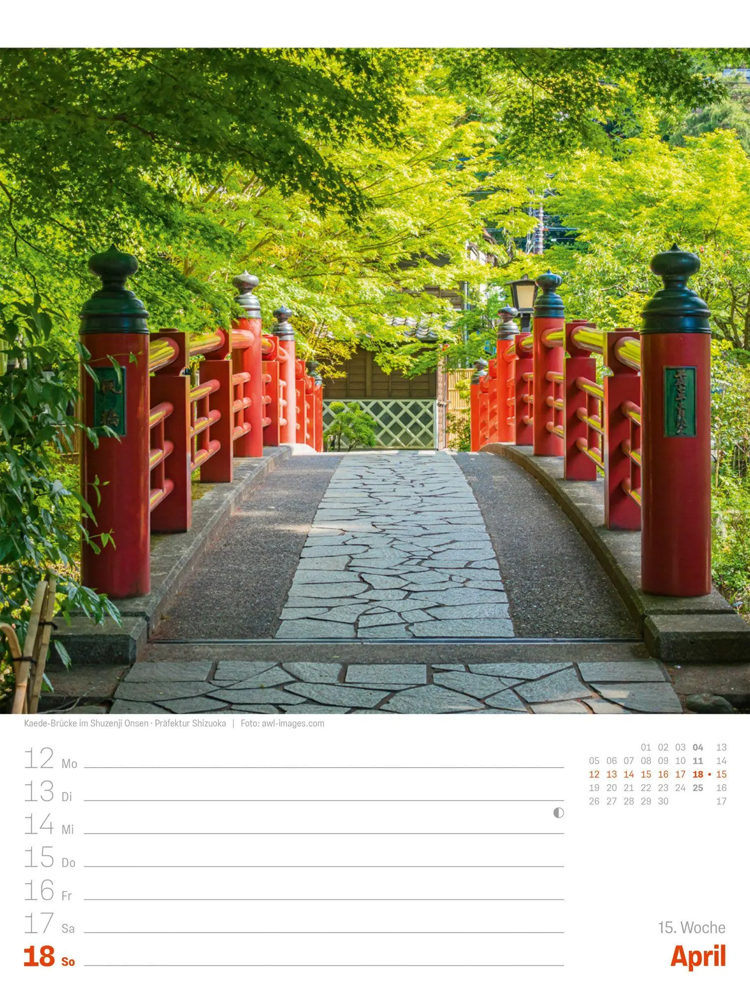 Bild: 9783838437057 | Japan Wochenplaner Kalender 2027 Das Land der aufgehenden Sonne | GmbH