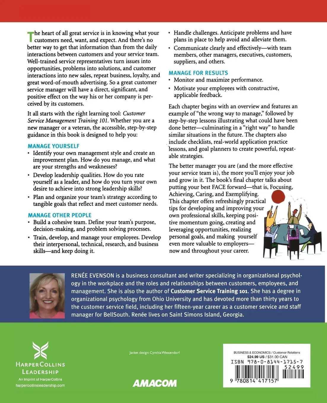 Rückseite: 9780814417157 | Customer Service Management Training 101 | Renee Evenson | Taschenbuch