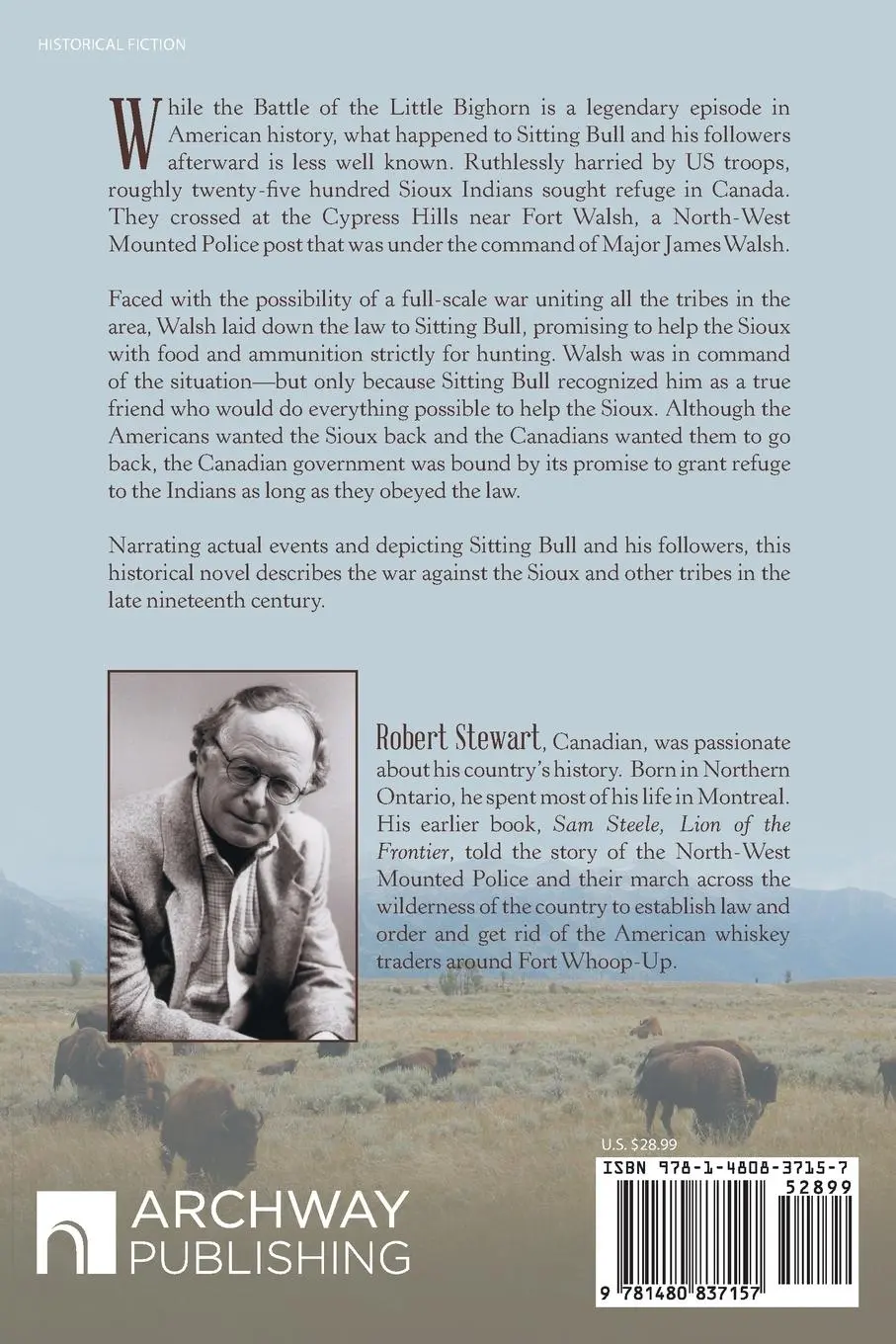 Rückseite: 9781480837157 | The Sitting Bull Affair | A Documentary Novel | Robert Stewart | Buch