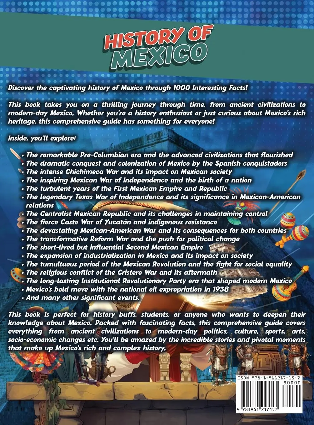 Rückseite: 9781961217157 | History of Mexico | Ahoy Publications | Buch | Englisch | 2023