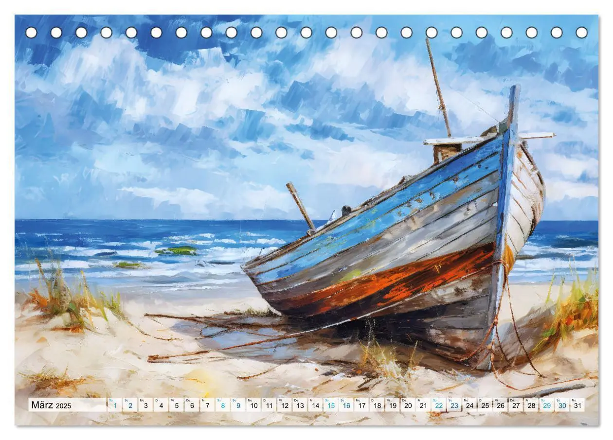 Bild: 9783383857157 | Ostsee-Geflüster - Entspannung am Meer (Tischkalender 2025 DIN A5...