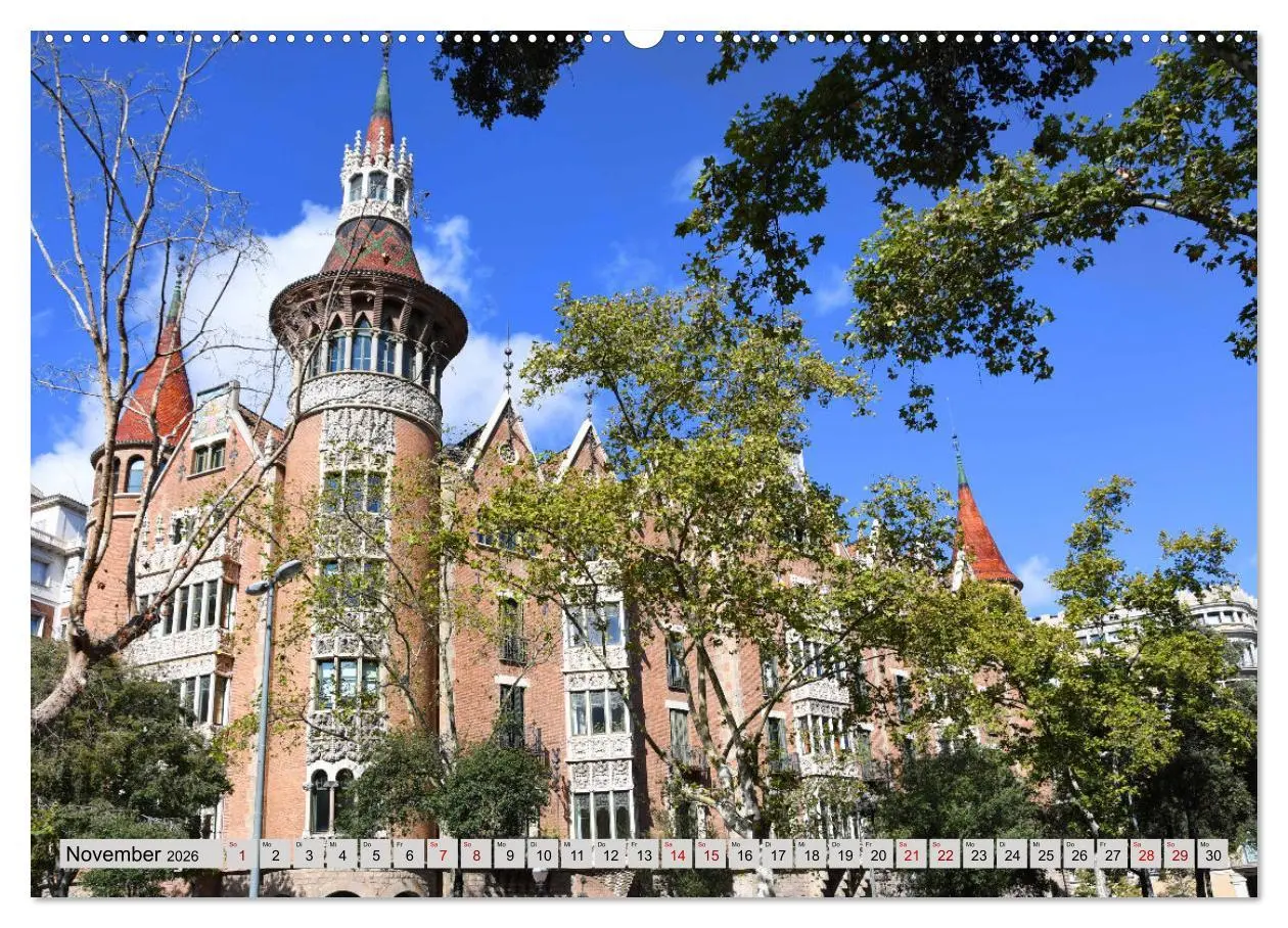 Bild: 9783457417157 | Ein bisschen GAUDI in Barcelona (hochwertiger Premium Wandkalender...
