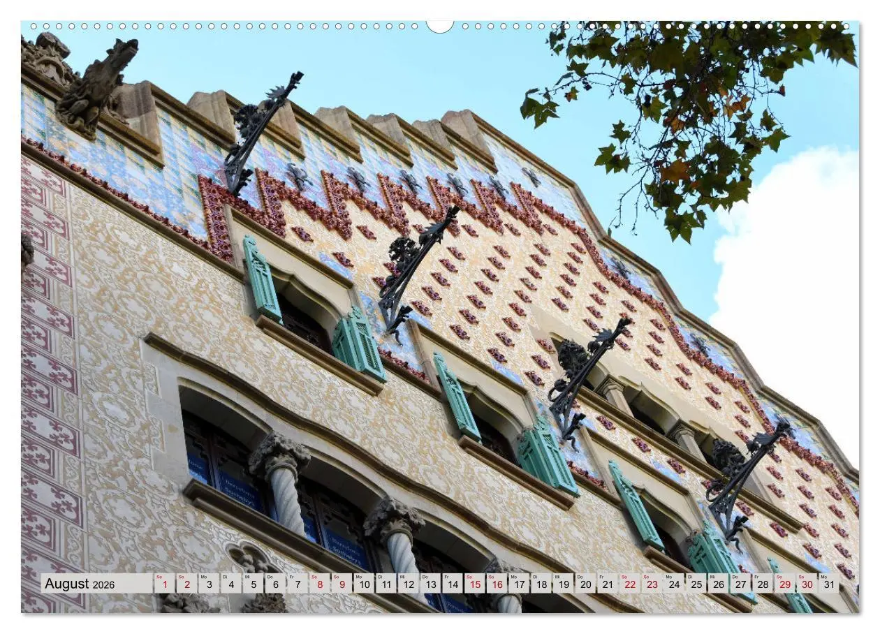 Bild: 9783457417157 | Ein bisschen GAUDI in Barcelona (hochwertiger Premium Wandkalender...