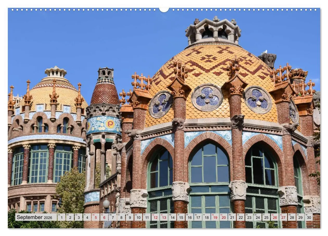 Bild: 9783457417157 | Ein bisschen GAUDI in Barcelona (hochwertiger Premium Wandkalender...