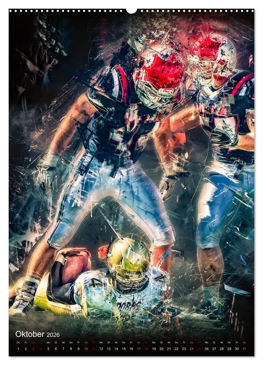 Bild: 9783516367157 | American Football - einfach faszinierend (Wandkalender 2026 DIN A2...