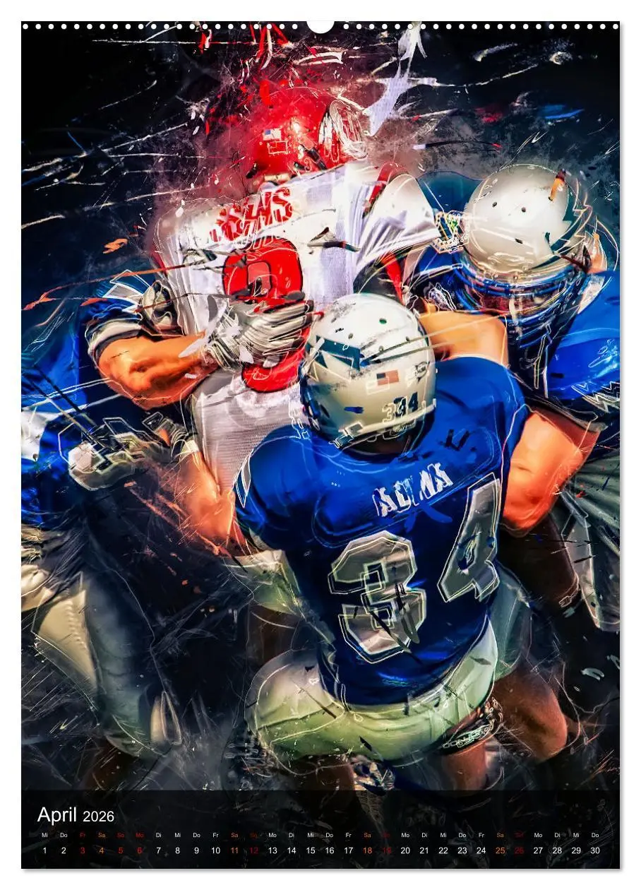 Bild: 9783516367157 | American Football - einfach faszinierend (Wandkalender 2026 DIN A2...