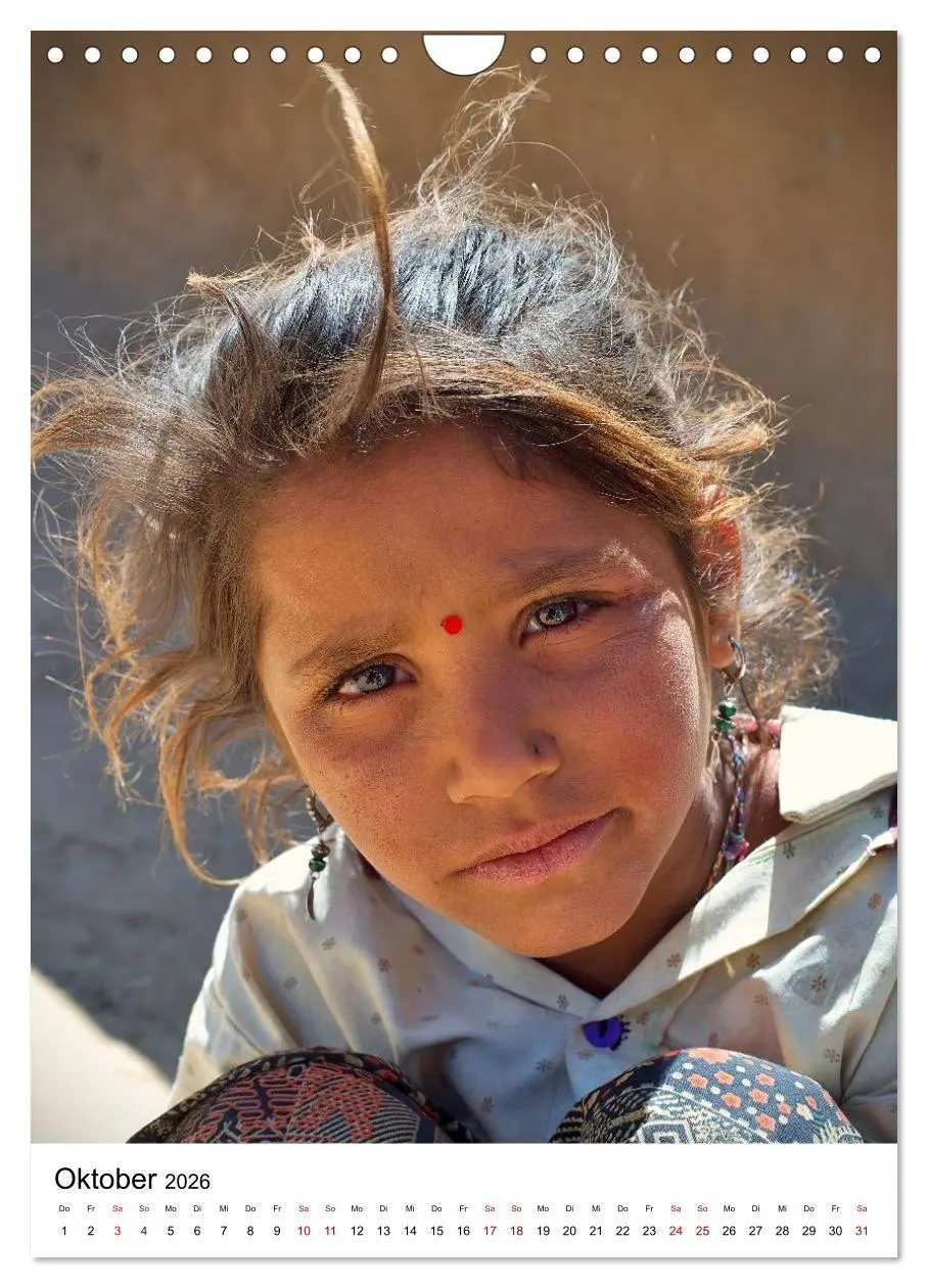 Bild: 9783516747157 | Portraits - Nordindien (Wandkalender 2026 DIN A4 hoch), CALVENDO...