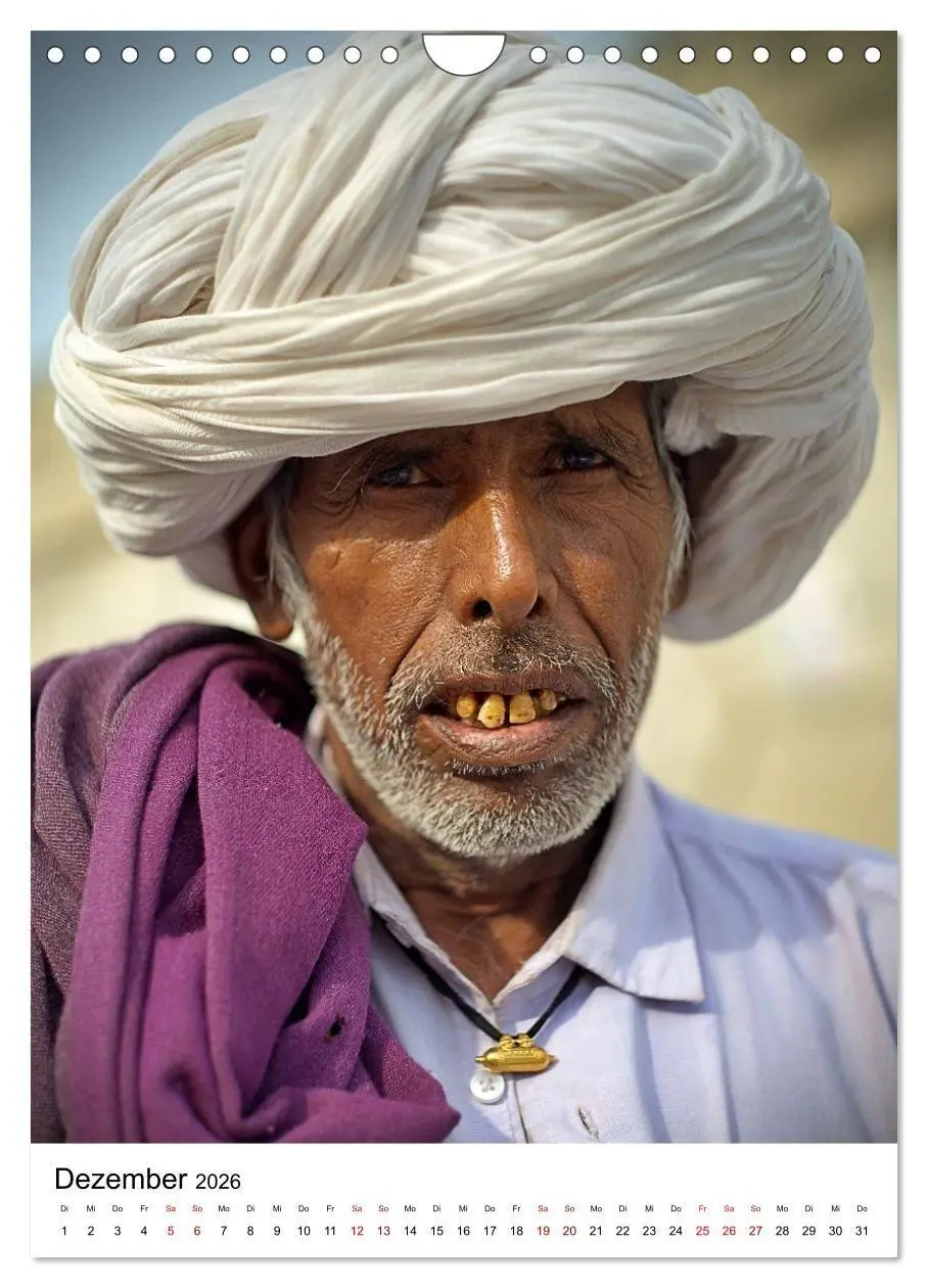 Bild: 9783516747157 | Portraits - Nordindien (Wandkalender 2026 DIN A4 hoch), CALVENDO...