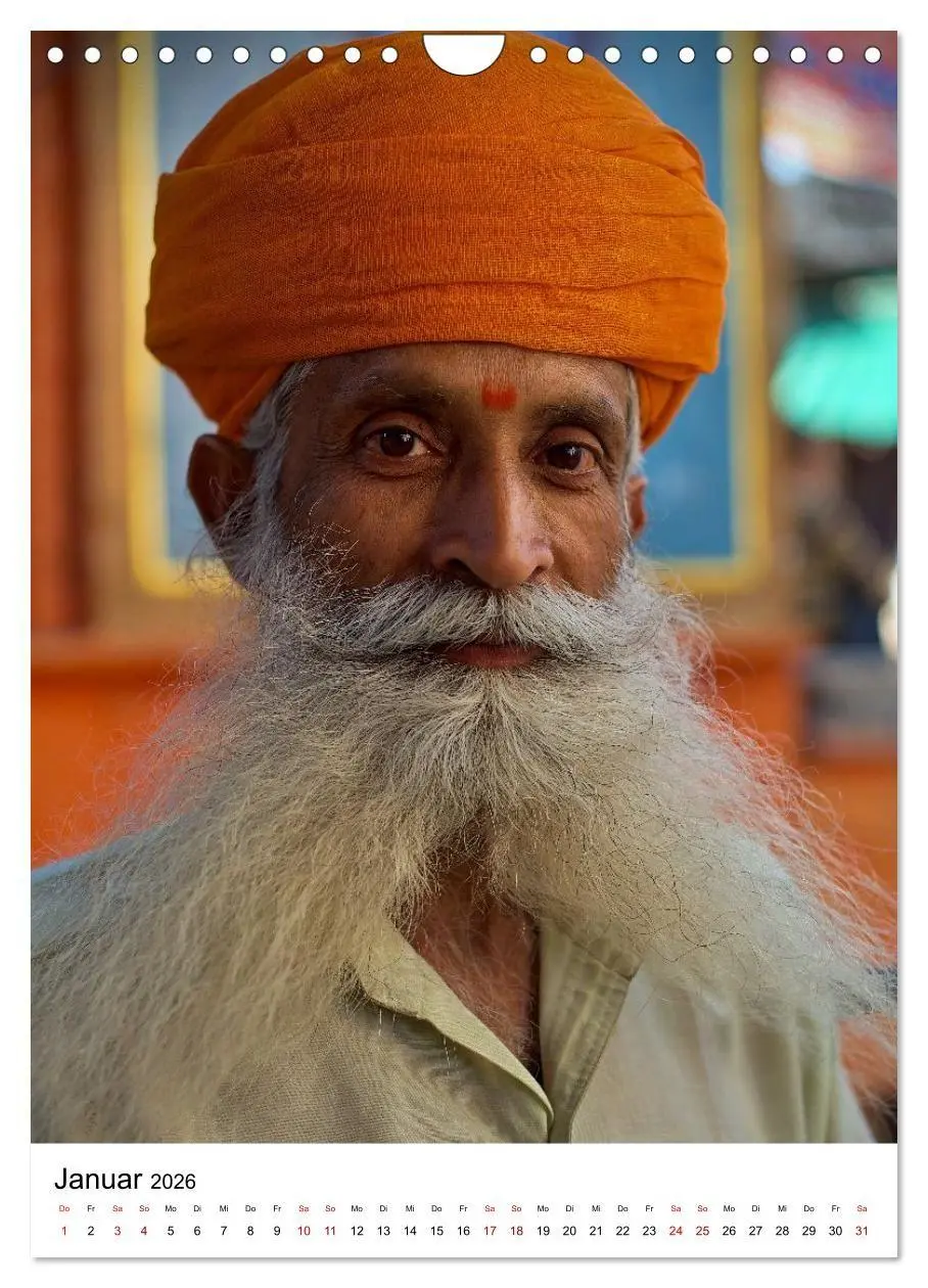 Bild: 9783516747157 | Portraits - Nordindien (Wandkalender 2026 DIN A4 hoch), CALVENDO...