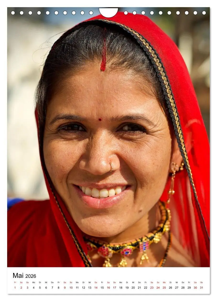 Bild: 9783516747157 | Portraits - Nordindien (Wandkalender 2026 DIN A4 hoch), CALVENDO...