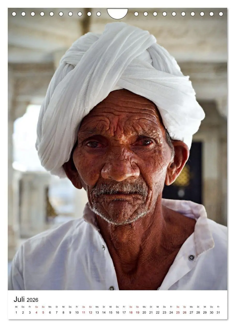 Bild: 9783516747157 | Portraits - Nordindien (Wandkalender 2026 DIN A4 hoch), CALVENDO...