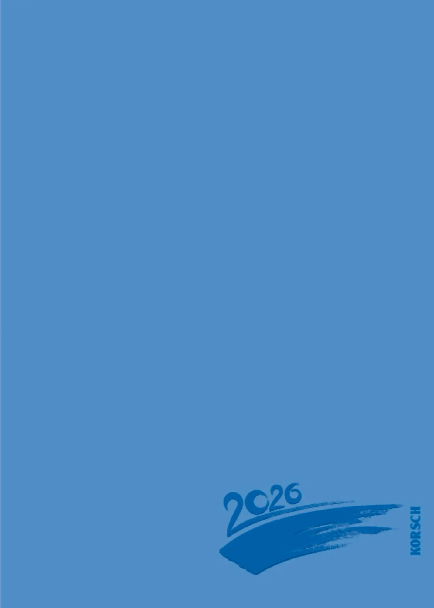 Cover: 9783731887157 | Foto-Malen-Basteln Bastelkalender A5 blau 2026 | Verlag Korsch | 14 S.