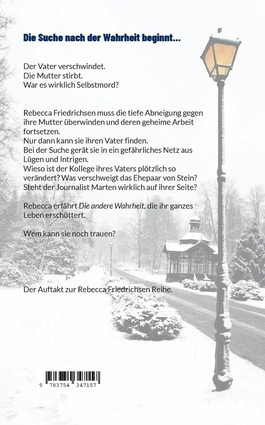 Rückseite: 9783754347157 | Die andere Wahrheit | Tara Winter | Taschenbuch | Paperback | 266 S.