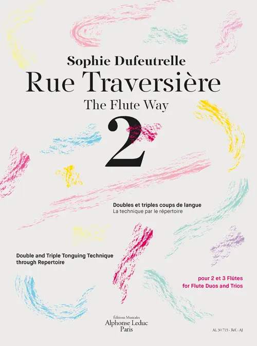 Cover: 9790046307157 | Rue Traversière vol.2 pour 2-3 flûtes (fr/en) | The Flute Way | Buch
