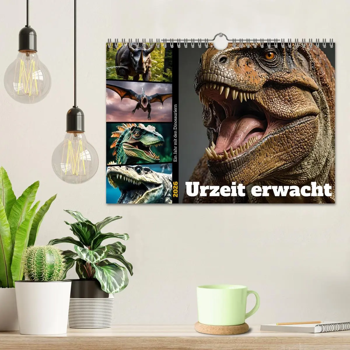 Bild: 9783457267257 | Urzeit erwacht - Ein Jahr mit den Dinosauriern (Wandkalender 2026...