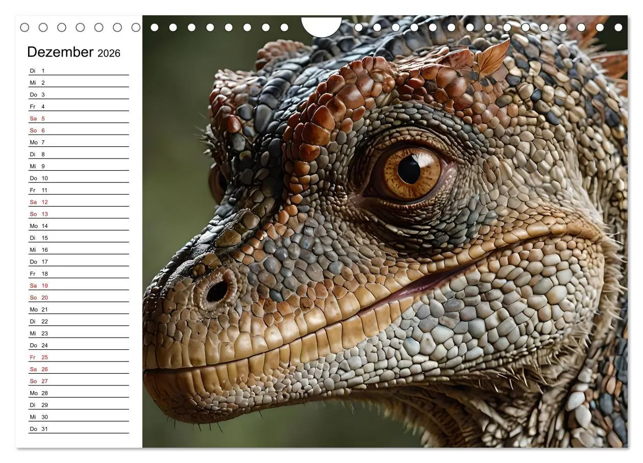 Bild: 9783457267257 | Urzeit erwacht - Ein Jahr mit den Dinosauriern (Wandkalender 2026...