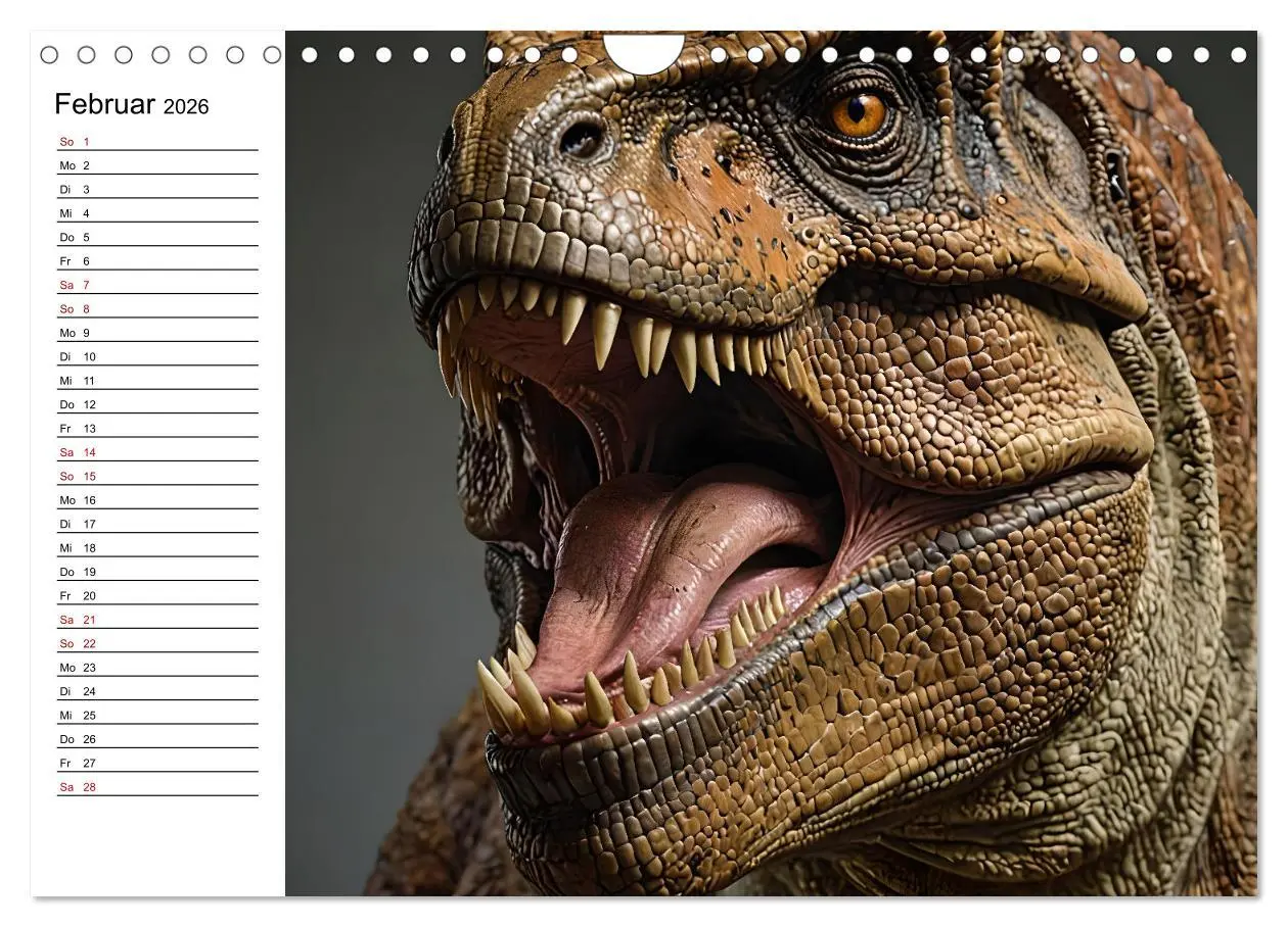 Bild: 9783457267257 | Urzeit erwacht - Ein Jahr mit den Dinosauriern (Wandkalender 2026...