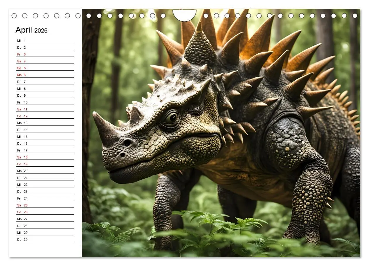 Bild: 9783457267257 | Urzeit erwacht - Ein Jahr mit den Dinosauriern (Wandkalender 2026...