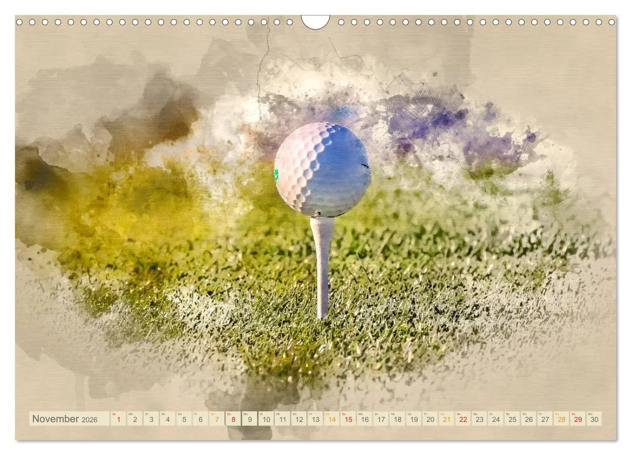 Bild: 9783457887257 | Ich liebe Golf (Wandkalender 2026 DIN A3 quer), CALVENDO...