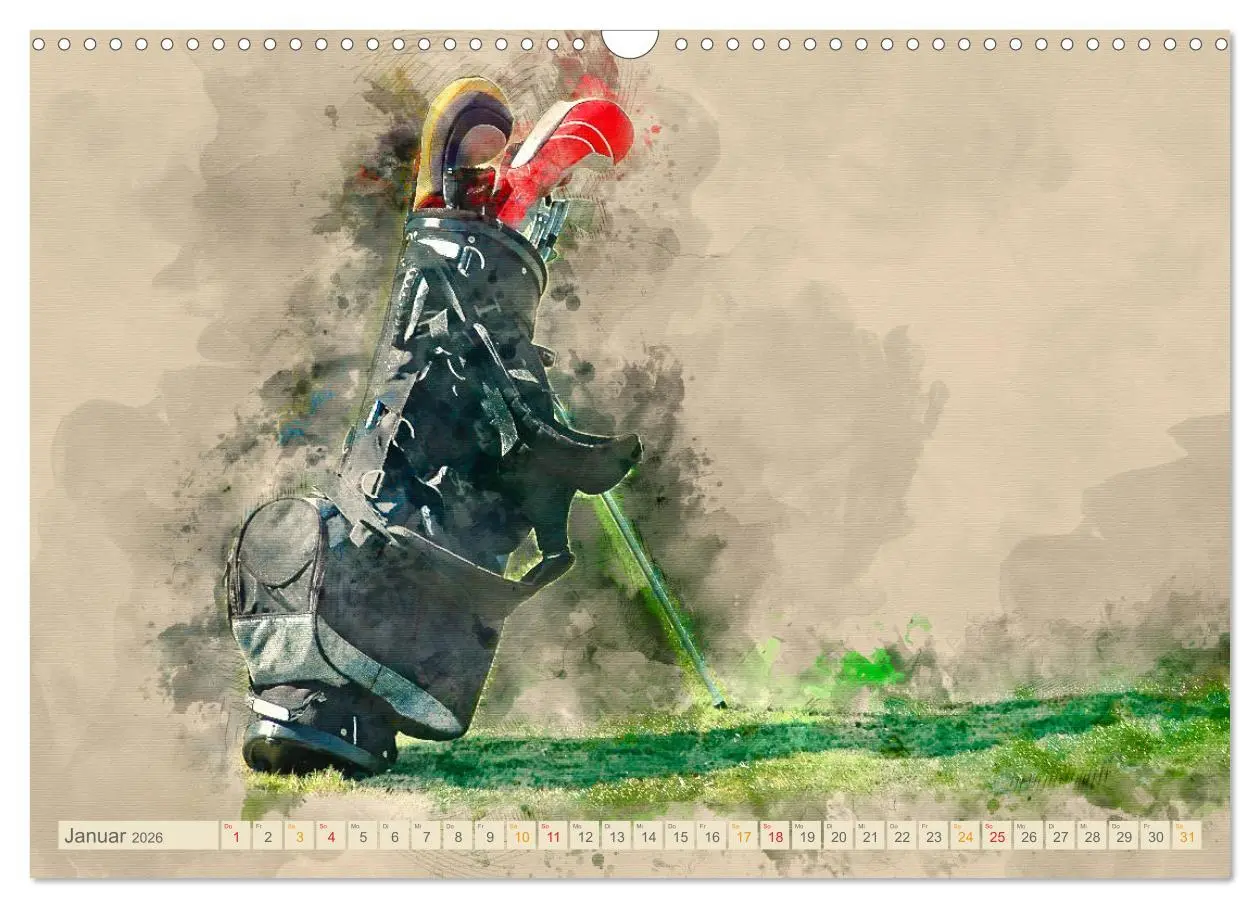 Bild: 9783457887257 | Ich liebe Golf (Wandkalender 2026 DIN A3 quer), CALVENDO...