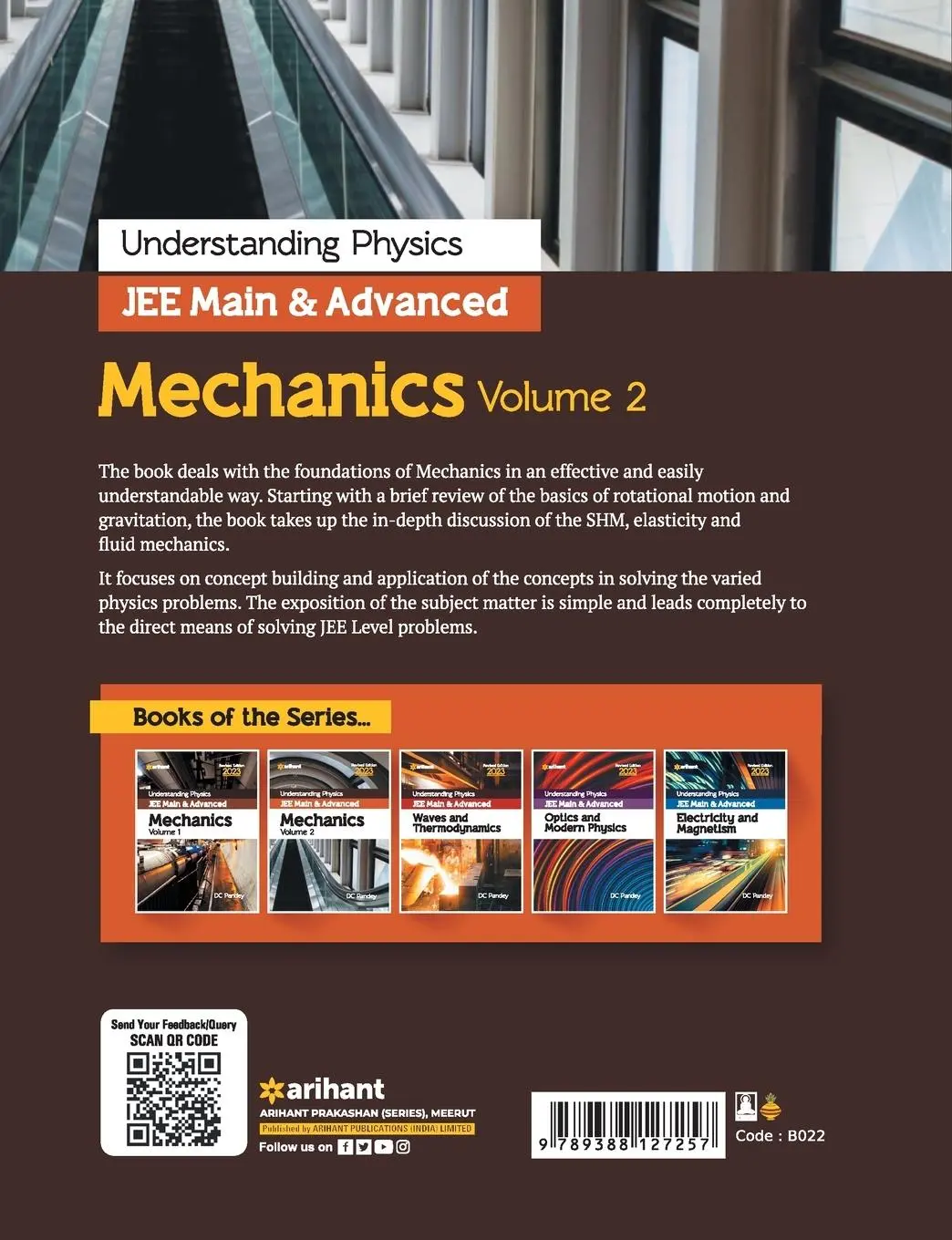 Rückseite: 9789388127257 | Understanding Physics JEE Main and Advanced Mechanics Volume 2 2023-24