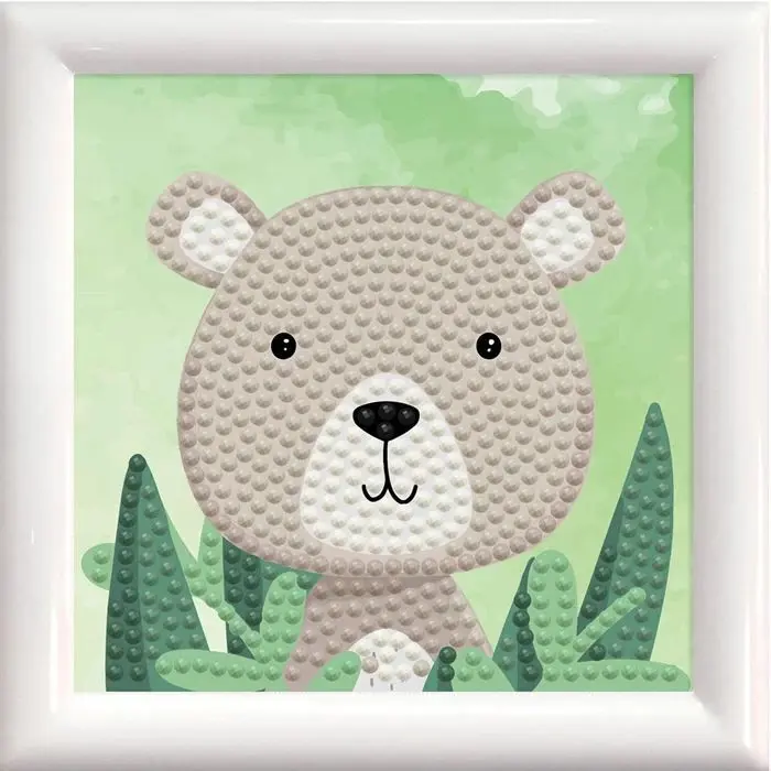 Cover: 4895225927357 | DIAMOND DOTZ - Diamond Painting Mini Wald Bär | Kit (Bastelset) | 2025