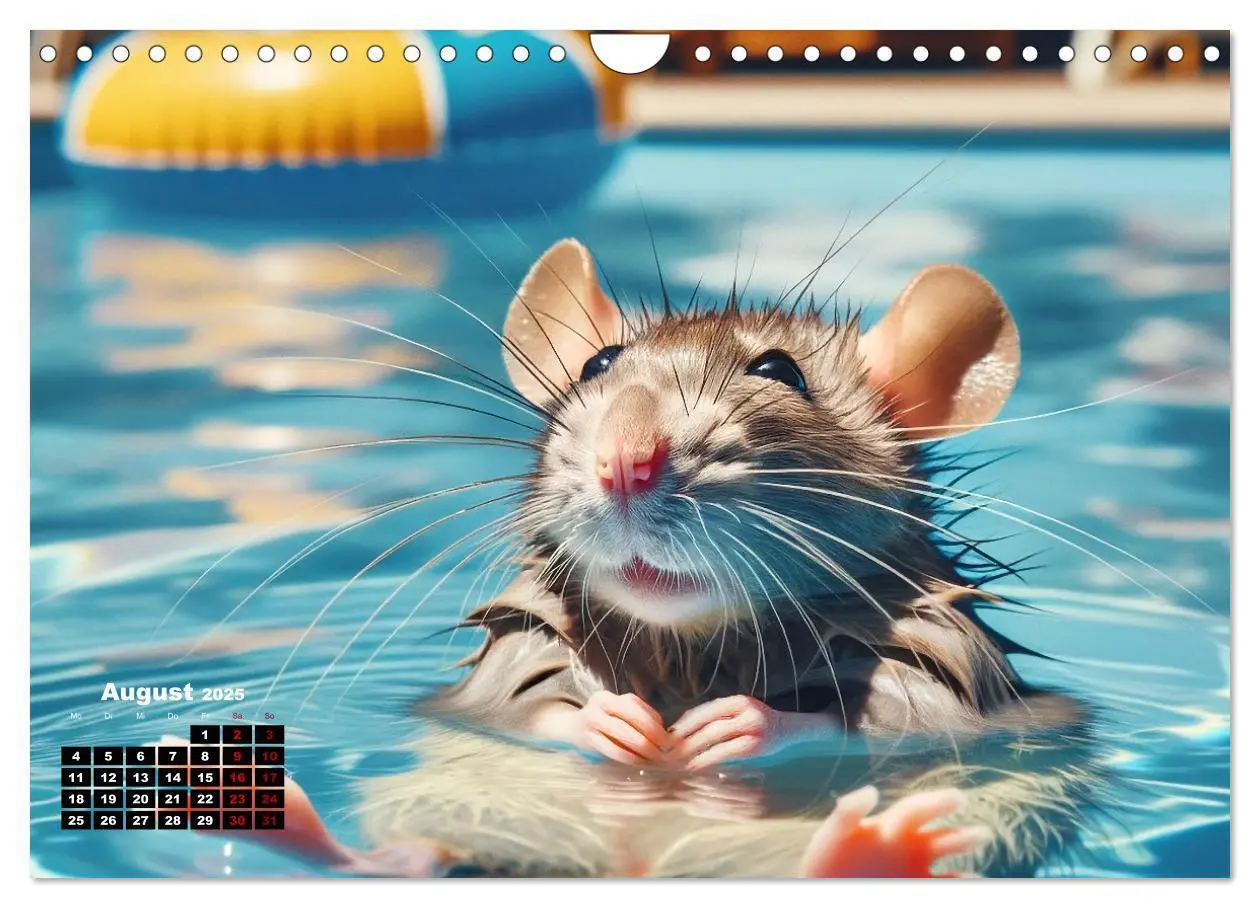 Bild: 9783383837357 | Lustige Ratten (Wandkalender 2025 DIN A4 quer), CALVENDO...